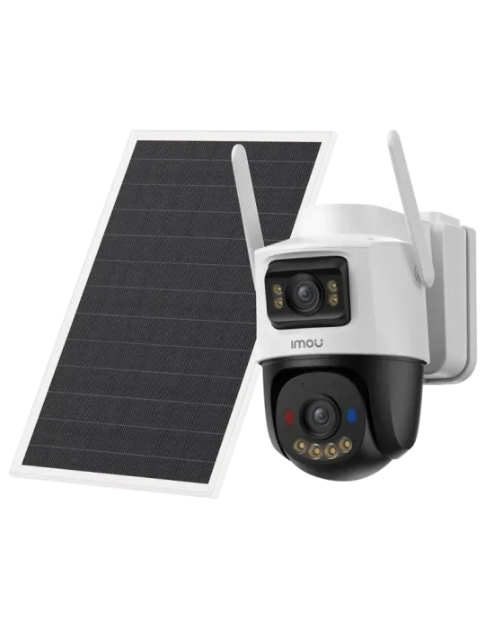 IMOU Kit Cámara AOV Dual kit 5MP+5MP - 4G+SIM / WiFi/ 10000 mAh / Pane