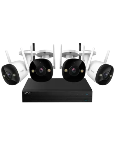 IMOU Wireless Kit 4 Cámaras Bullet 2 2MP - NVR 4CH / WiFi 2.4 GHz - 2.