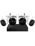 IMOU Wireless Kit 4 Cámaras Bullet 2 2MP - NVR 4CH / WiFi 2.4 GHz - 2.