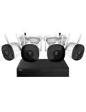 IMOU Wireless Kit 4 Cámaras Bullet 2C 2MP - NVR 4CH / WiFi 2.4 GHz - 2