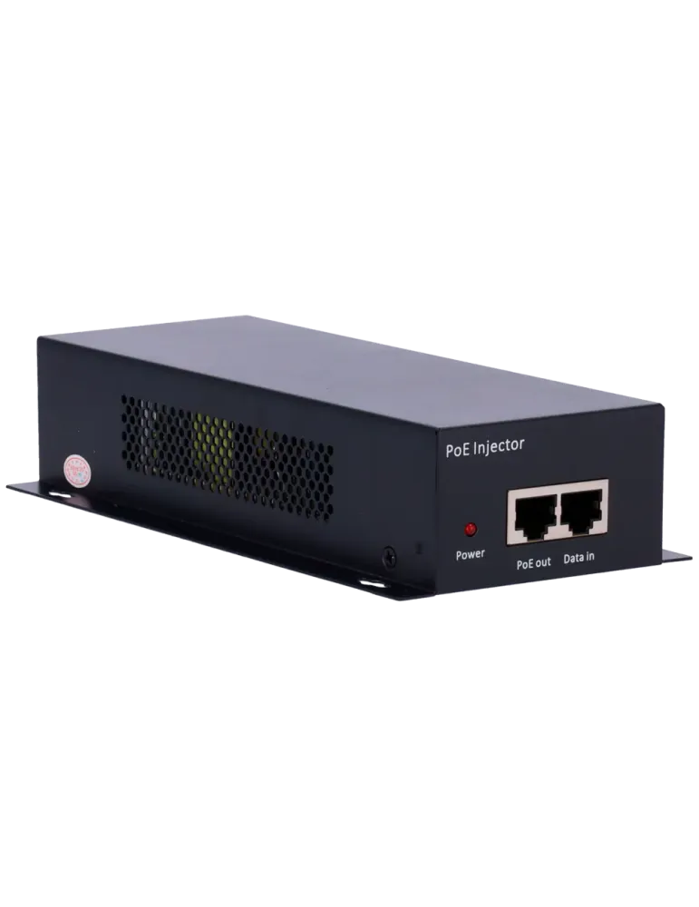 MARCA BLANCA Inyector PoE Dual - Entrada RJ45 10/100/1000/10000 Mbps -