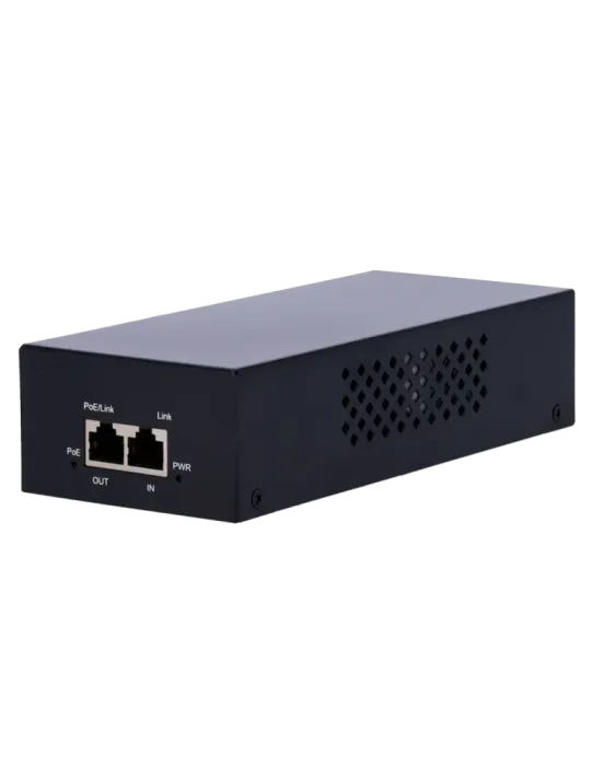 MARCA BLANCA Inyector PoE - Entrada/Salida RJ45 10/100/1000 Mbps - Pot