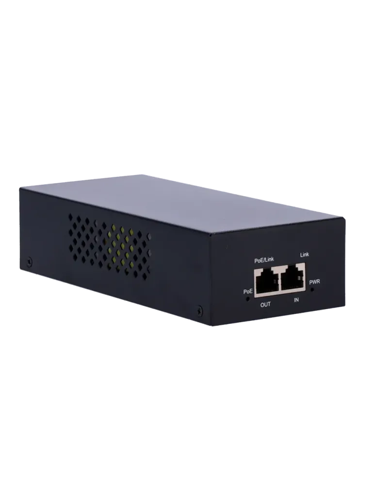 MARCA BLANCA Inyector PoE - Entrada/Salida RJ45 10/100/1000 Mbps - Pot