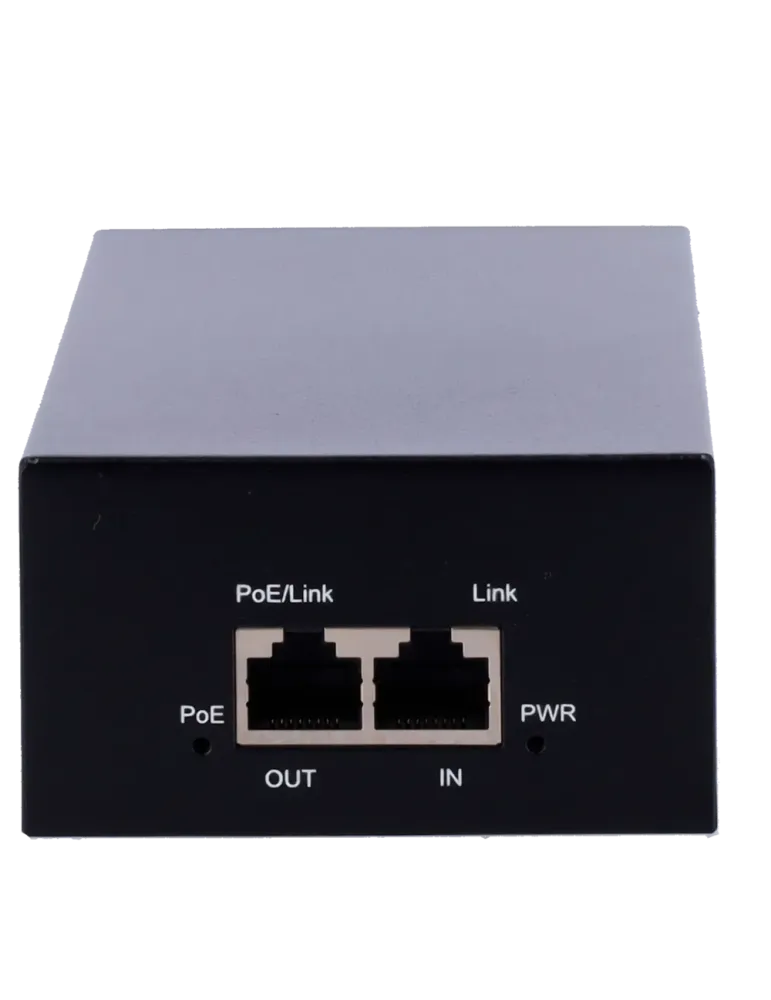 MARCA BLANCA Inyector PoE - Entrada/Salida RJ45 10/100/1000 Mbps - Pot