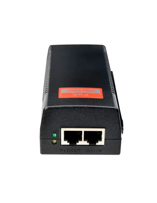 MARCA BLANCA Inyector PoE - Entrada/Salida RJ45 10/100/1000 Mbps - Pot