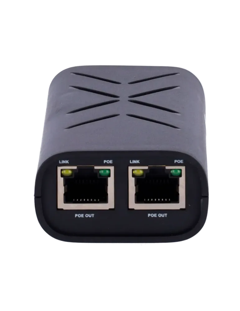 MARCA BLANCA Inyector PoE Dual - Entrada RJ45 10/100/1000 Mbps - Poten