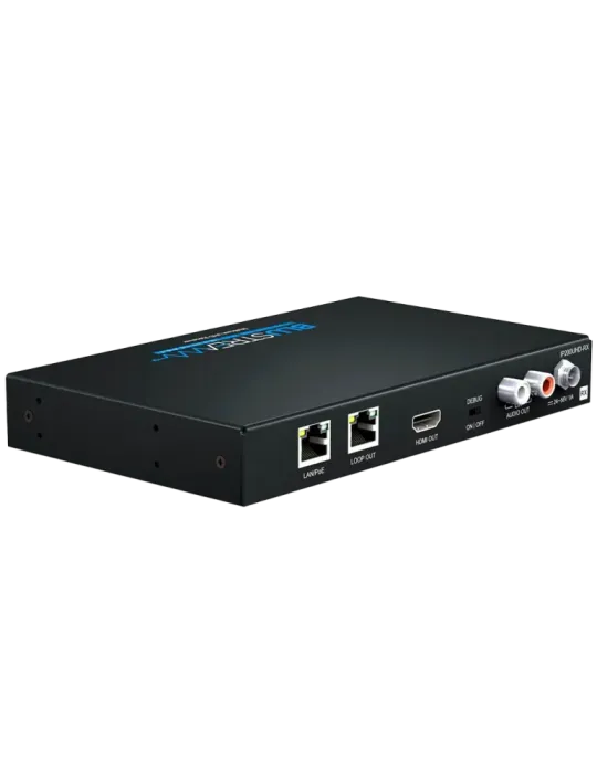 NACIONAL Receptor de video sobre IP - Resolución UHD - 1 entrada LAN (