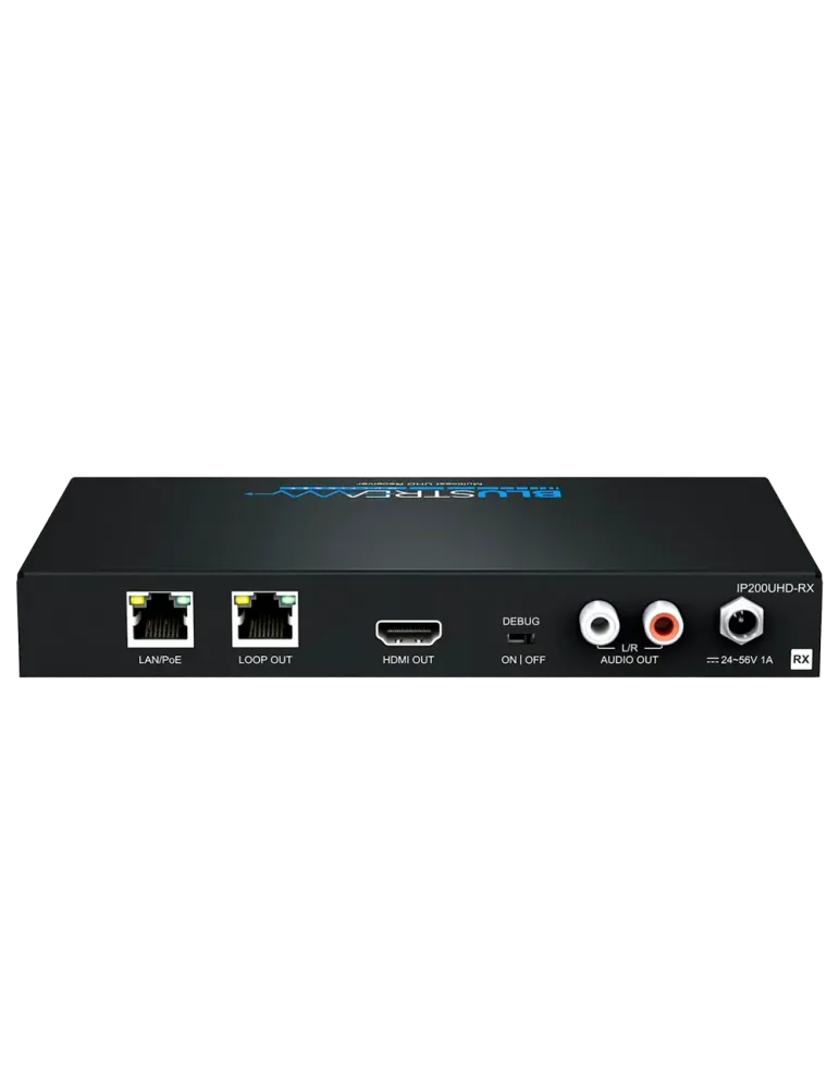 NACIONAL Receptor de video sobre IP - Resolución UHD - 1 entrada LAN (