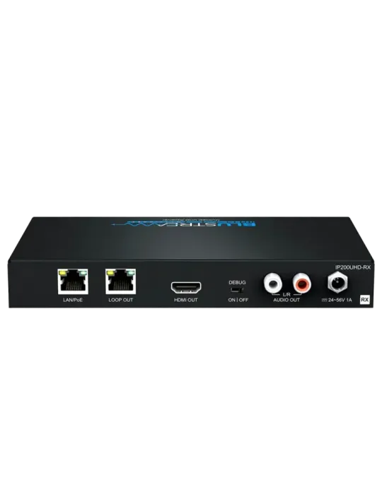 NACIONAL Receptor de video sobre IP - Resolución UHD - 1 entrada LAN (