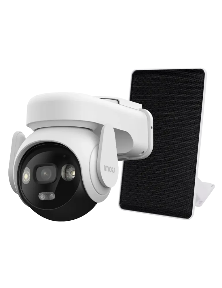 IMOU Kit Cámara AOV PT 5 MP - 4G / WiFi / 10000 mAh / Panel Solar 9W -
