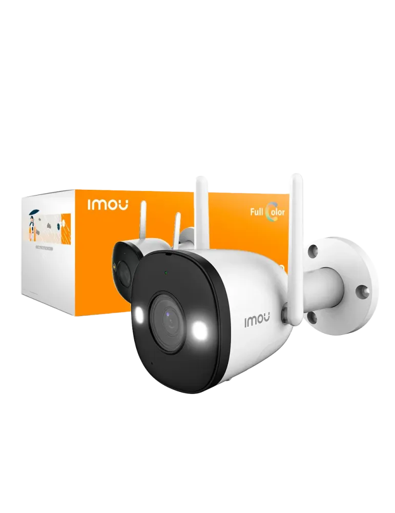 IMOU Cámara fija Bullet 2 2MP - WiFi 2.4 GHz - 2.8mm / IR + Smart Colo