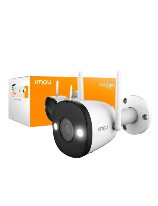 IMOU Cámara fija Bullet 2 4MP - WiFi 2.4 GHz - 2.8mm / IR + Smart Colo