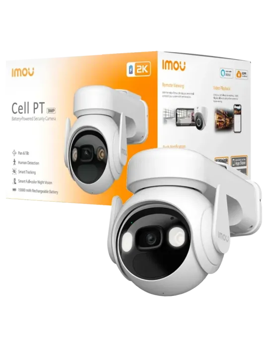 IMOU Cámara a batería Cell PT 4G 3MP - 4G / 15000mAh - 3.6 mm / Autotr