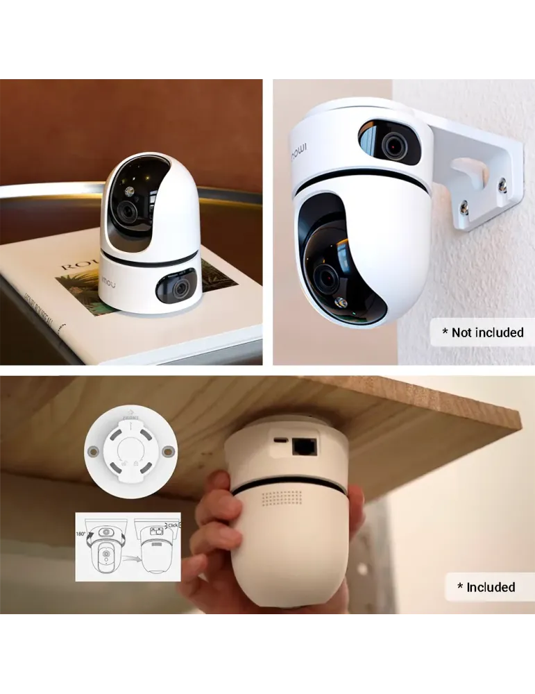 IMOU Cámara motorizada Ranger Dual 5+5MP - WiFi 6 - Lente DUAL / Autot