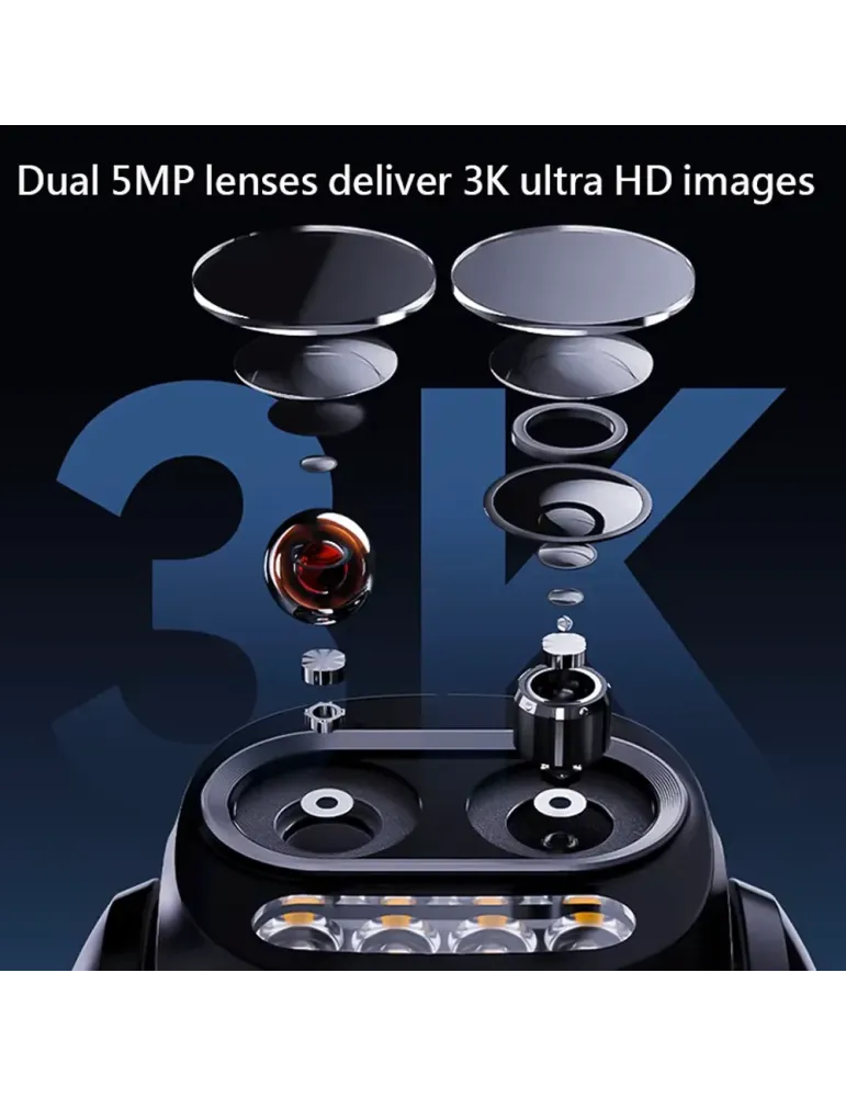 IMOU Cámara motorizada Cruiser Z 5MP - WiFi 6 - Zoom híbrido / Autotra