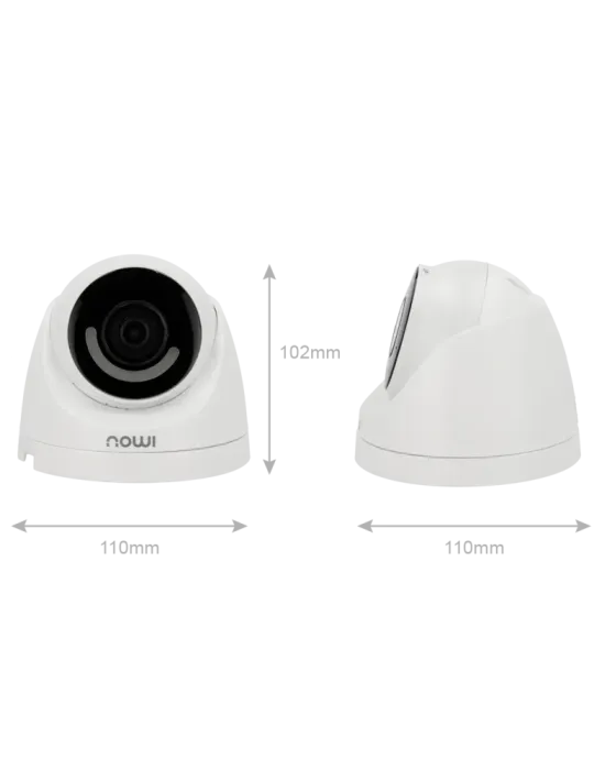 IMOU Cámara Domo Turret 2MP - WiFi 2.4 GHz - 2.8 mm / IR 30m - Audio b