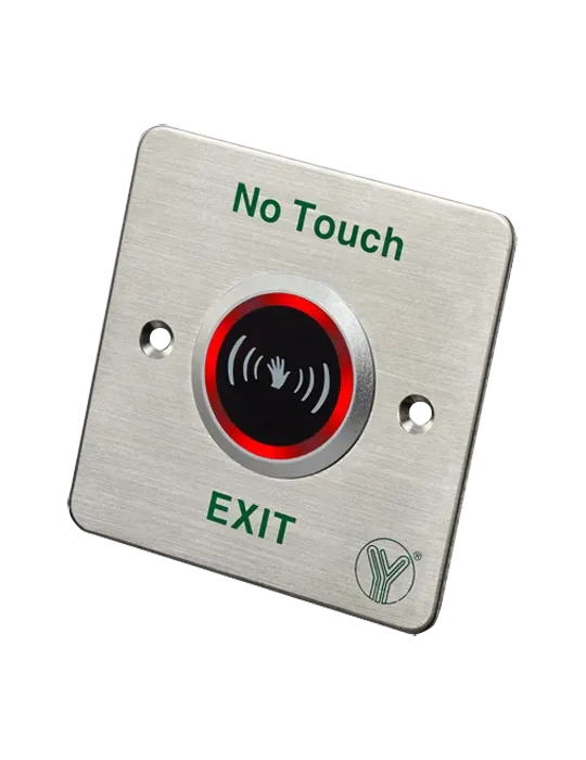 YLI Botón de salida sin contacto - Sensor infrarrojo con LED indicador