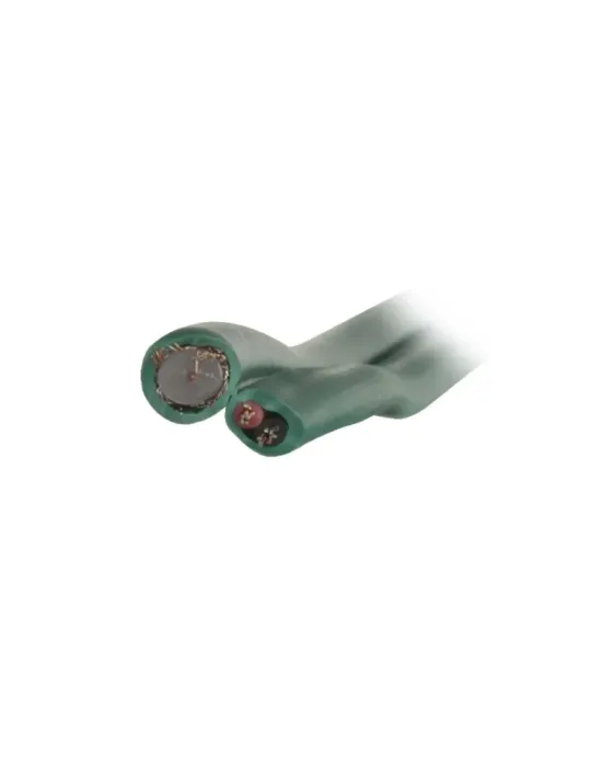 MARCA BLANCA Cable coaxial KX6 - Vídeo y alimentación - Rollo de 300 m