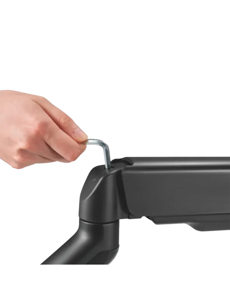 MARCA BLANCA Brazo para dos monitores - Instalación en mesa - Peso sop