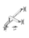 MARCA BLANCA Brazo para dos monitores - Instalación en mesa - Peso sop