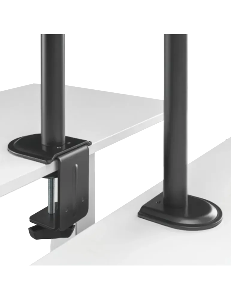 MARCA BLANCA Brazo para dos monitores - Instalación en mesa - Peso sop