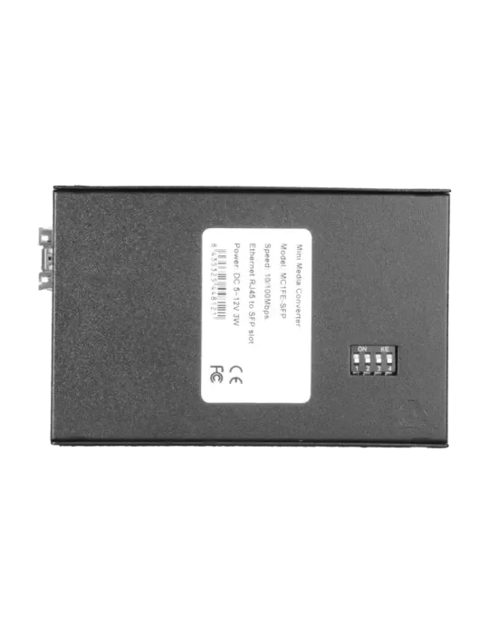 MARCA BLANCA Conversor de medios - 1x Ethernet RJ45 - 1x SFP - Fast Et