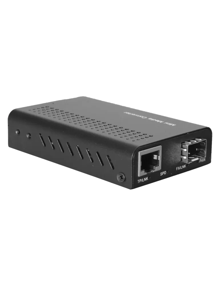 MARCA BLANCA Conversor de medios - 1x Ethernet RJ45 - 1x SFP - Fast Et