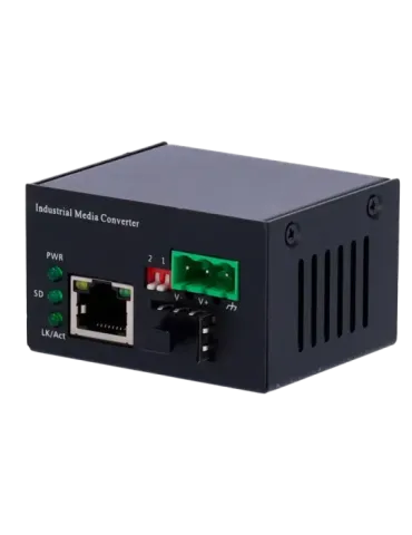 MARCA BLANCA Conversor de medios Industrial - 1x Ethernet RJ45 - 1x SF