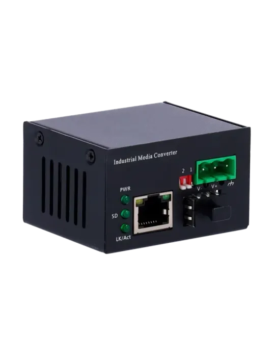 MARCA BLANCA Conversor de medios Industrial - 1x Ethernet RJ45 - 1x SF
