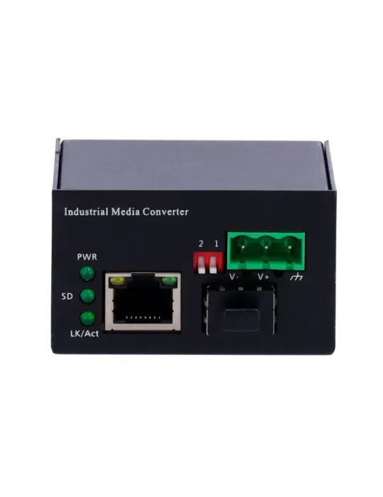 MARCA BLANCA Conversor de medios Industrial - 1x Ethernet RJ45 - 1x SF
