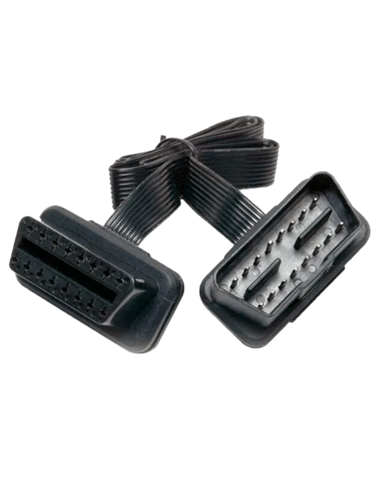 MARCA BLANCA Cable extensor de OBD-II - Longitrud del cable de 0.7m -