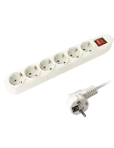 MARCA BLANCA Regleta - 6 salidas hasta 250VAC / 16 A max. - Interrupto