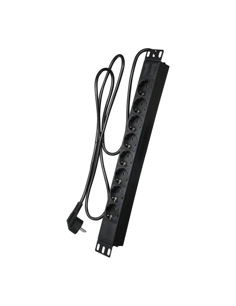 MARCA BLANCA Regleta - Diseñada para racks estandarizados de 19″ - 8 s