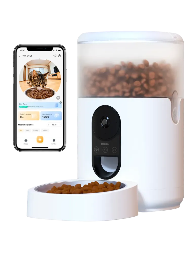 Imou - Comedero Inteligente para Mascotas - Vista Panorámica 360º / 4M