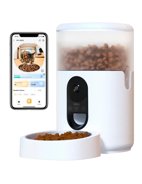 Imou - Comedero Inteligente para Mascotas - Vista Panorámica 360º / 4M
