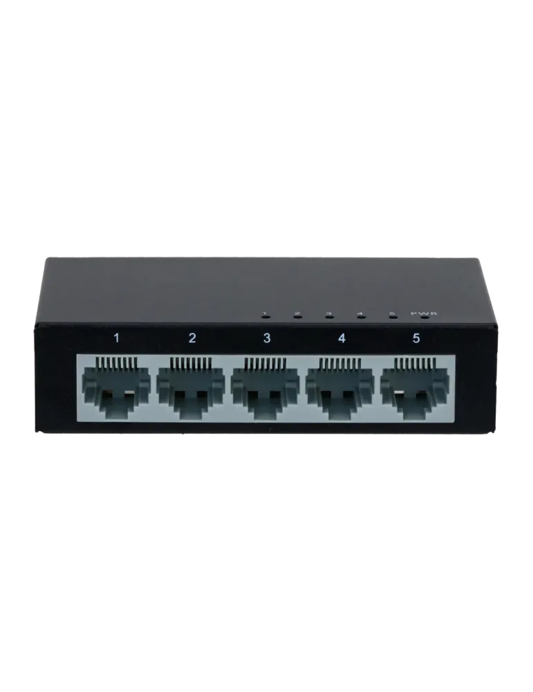 MARCA BLANCA Switch Branded Fast Ethernet - 5 puertos RJ45 - Velocidad