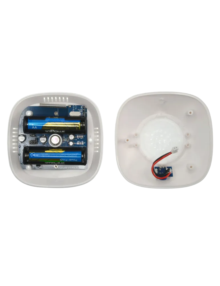 CHUANGO Detector PIR para techo - Inalámbrico - Antena interna - Indic