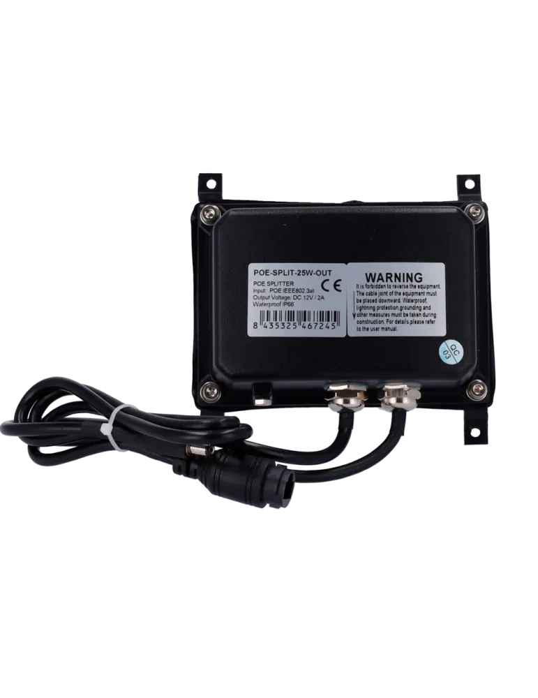 MARCA BLANCA PoE Converter - Para focos de iluminación infrarroja - En