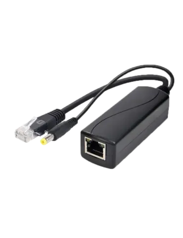 MARCA BLANCA PoE Splitter - Para cámaras IP no PoE - Entrada RJ45 (PoE