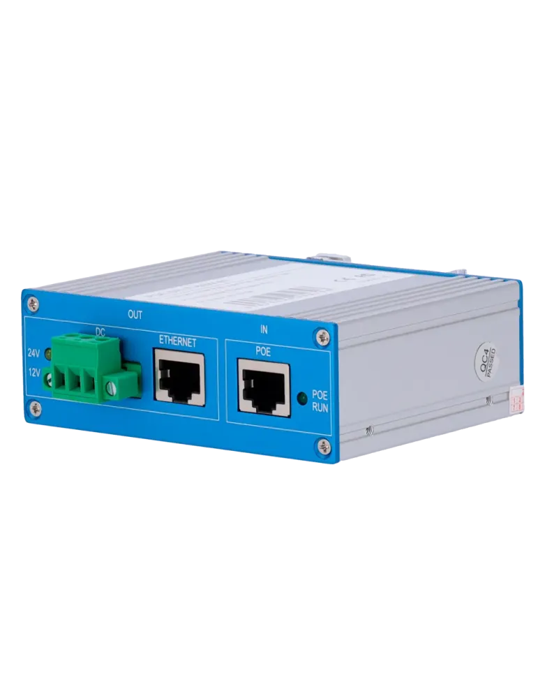 MARCA BLANCA PoE Splitter - Para cámaras IP no PoE - Entrada RJ45 (PoE
