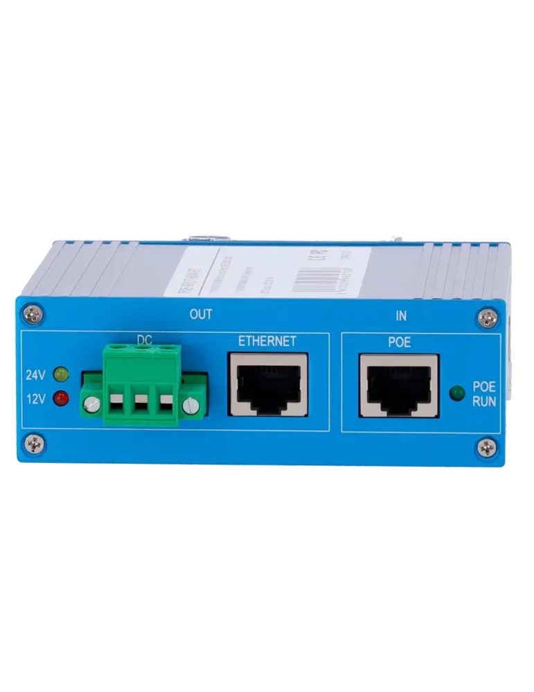 MARCA BLANCA PoE Splitter - Para cámaras IP no PoE - Entrada RJ45 (PoE