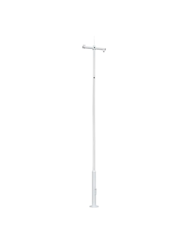 MARCA BLANCA Báculo para CCTV - 6 metros de altura - Fabricado en acer