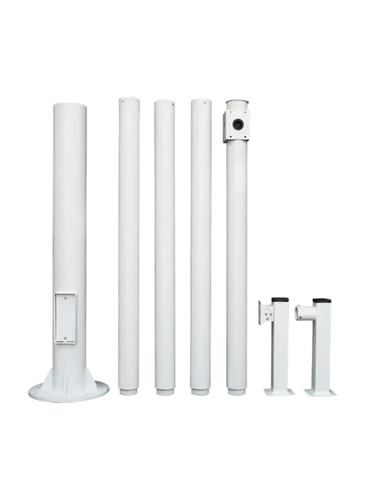 MARCA BLANCA Báculo para CCTV - 6 metros de altura - Fabricado en acer