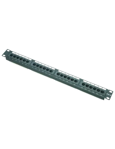 MARCA BLANCA Patch panel de 24 puertos UTP/RJ45 - Formato enrackable -
