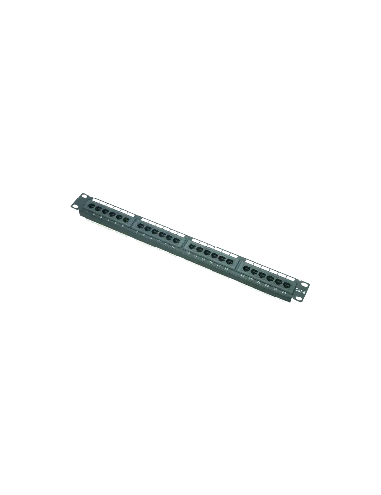 MARCA BLANCA Patch panel de 24 puertos UTP/RJ45 - Formato enrackable -