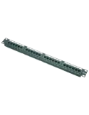 MARCA BLANCA Patch panel de 24 puertos UTP/RJ45 - Formato enrackable -