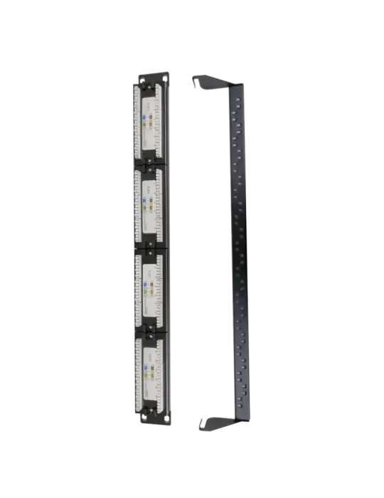 MARCA BLANCA Patch panel de 24 puertos UTP/RJ45 - Formato enrackable -