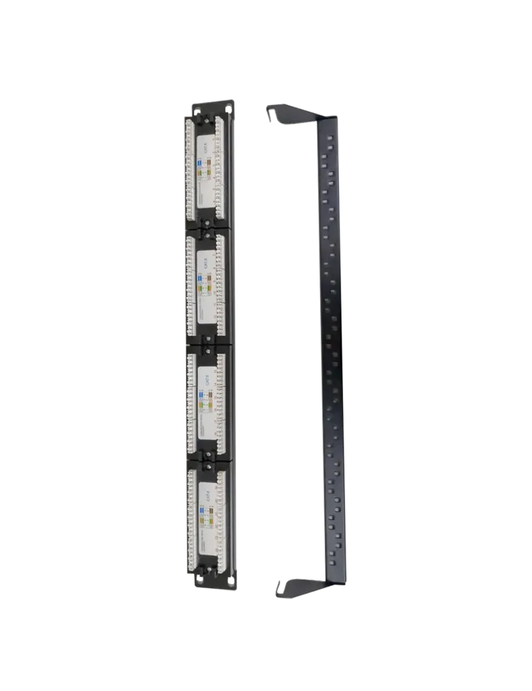 MARCA BLANCA Patch panel de 24 puertos UTP/RJ45 - Formato enrackable -