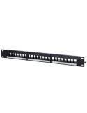 MARCA BLANCA Patch panel vacio de 24 puertos UTP/RJ45 - Formato enrack
