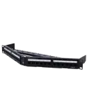 MARCA BLANCA Patch panel angular de 24 puertos UTP - Admite cables has